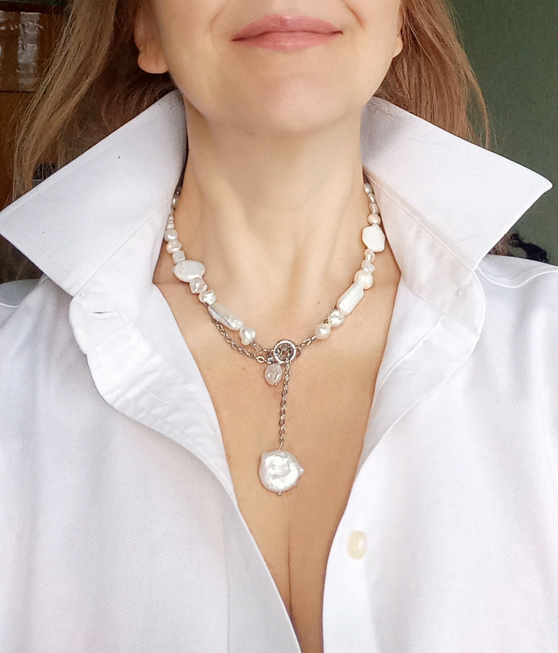 Timeless baroque pearl necklace for special occasions
