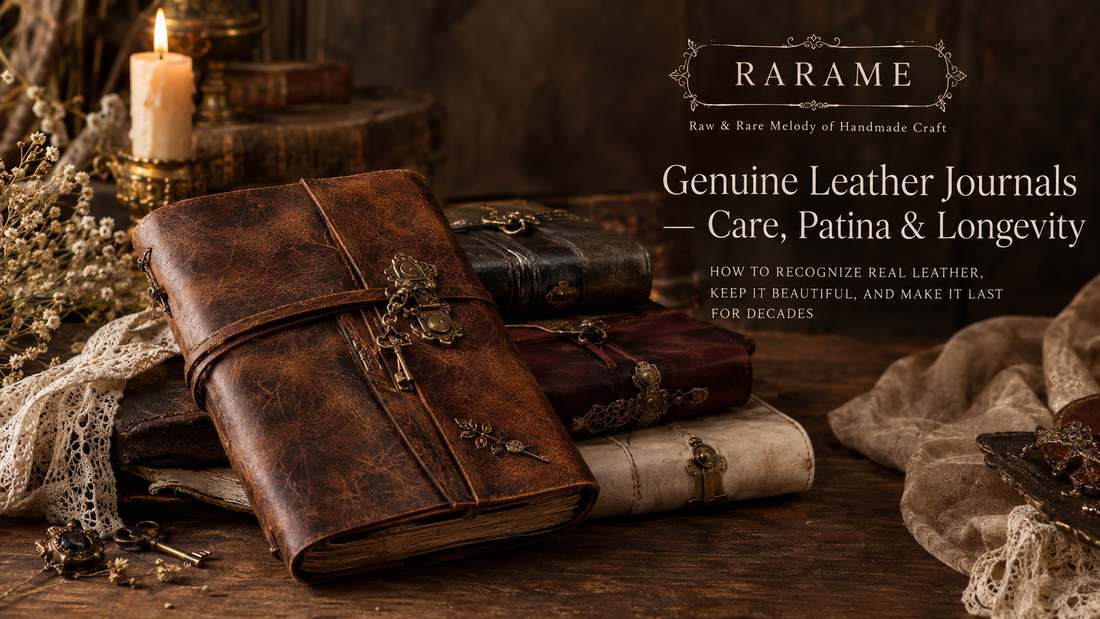 Leather Journal Care & Authenticity Guide