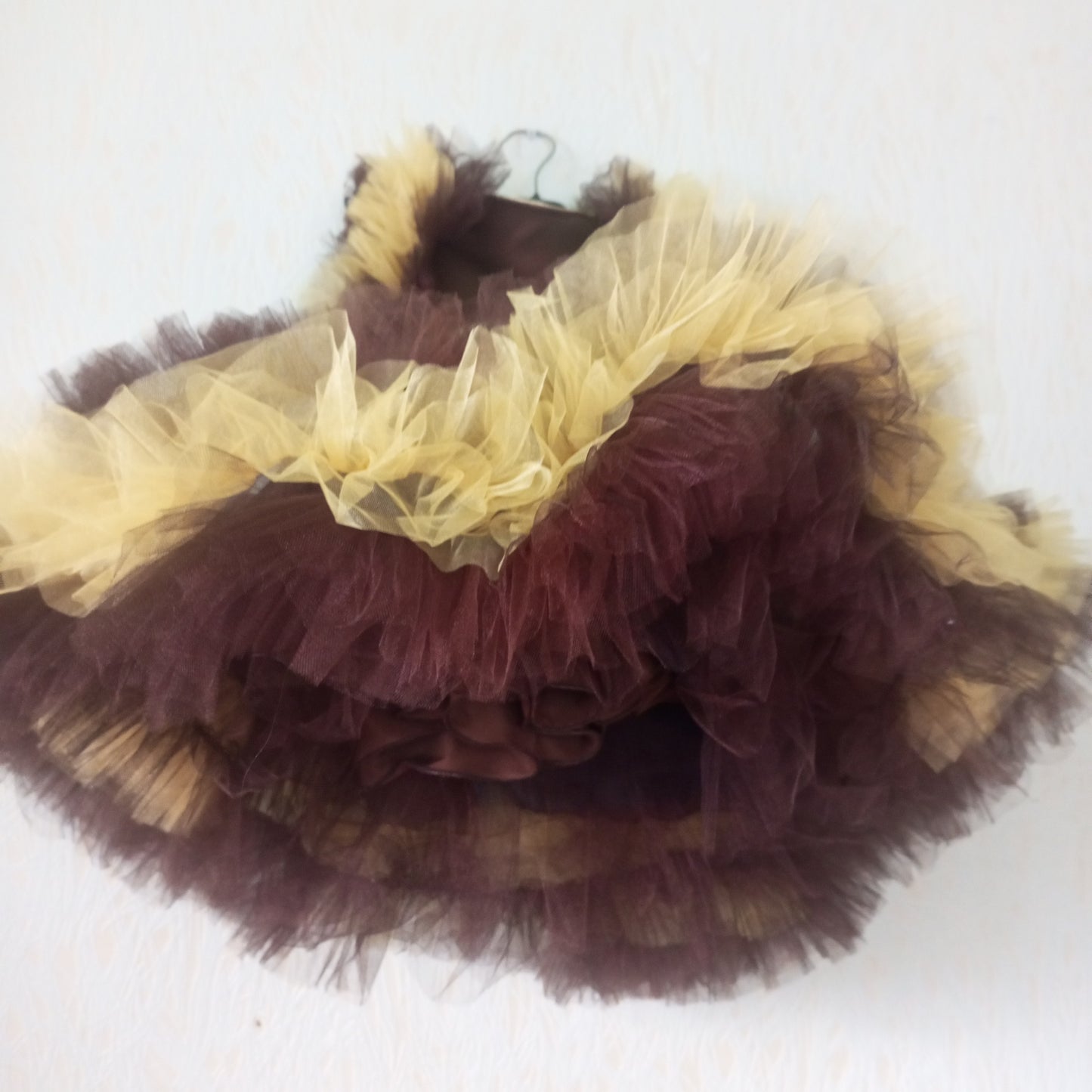 Brown Tulle Girl Dress – Princess Ball Gown for Girls, Party Dress for special occasions