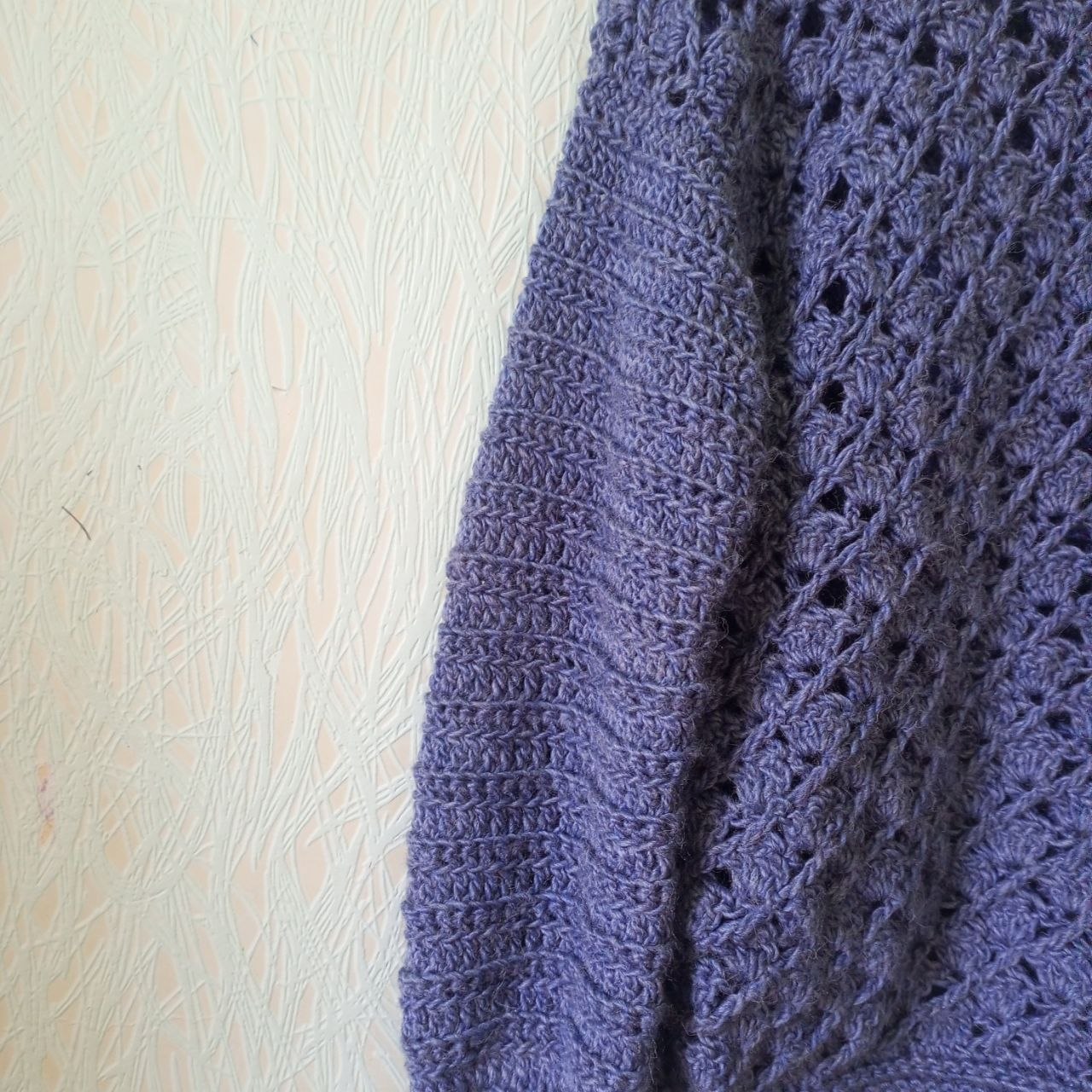 Blue Denim Crochet Sweater Pattern PDF Shell Stitch Pullover Beginner To Intermediate US Terms  Instant Download